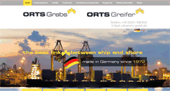 Desktop Screenshot of orts-grabs.de